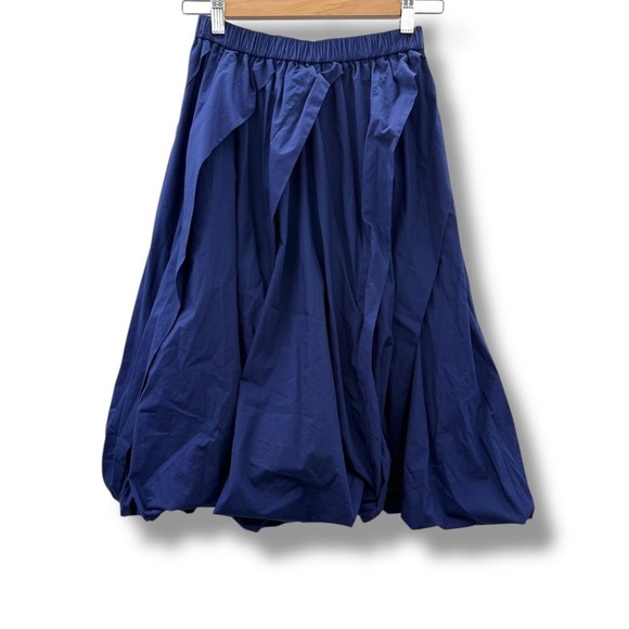 Uniqlo x Marni NWT Navy Balloon Skirt Size XS Avant Garde Volume Casual‎ - Picture 4 of 9